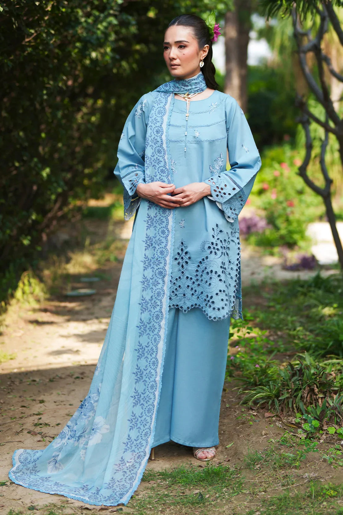Rashid | Garden Reverie Luxury Embroidered Lawn | 3706
