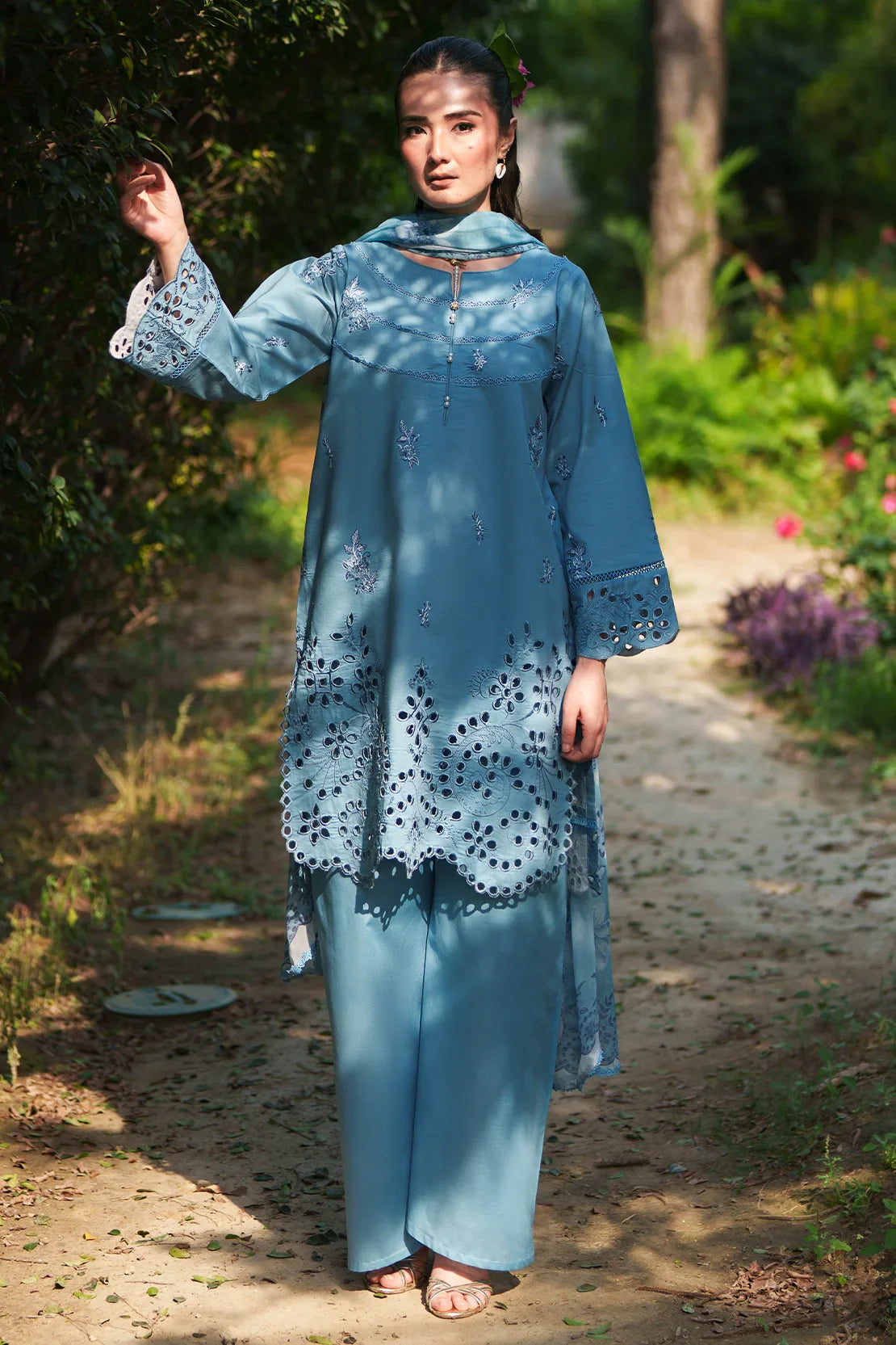 Rashid | Garden Reverie Luxury Embroidered Lawn | 3706