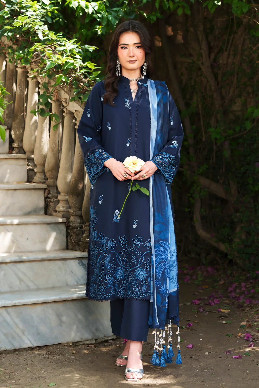 Rashid | Garden Reverie Luxury Embroidered Lawn | 3707