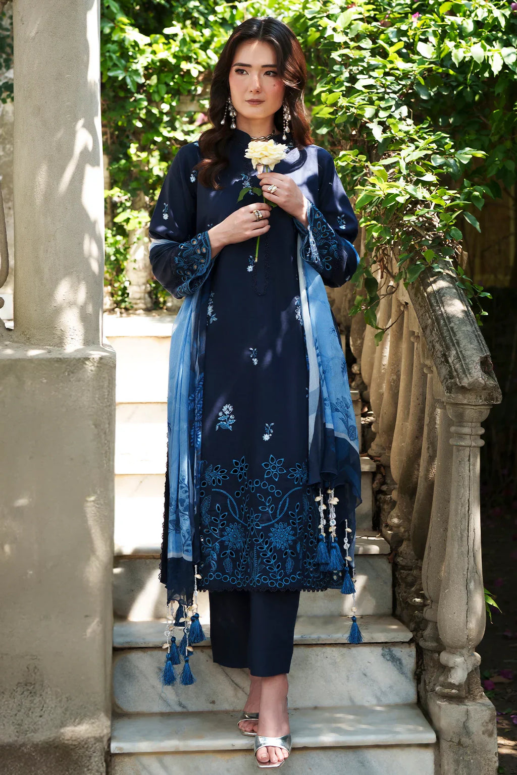 Rashid | Garden Reverie Luxury Embroidered Lawn | 3707