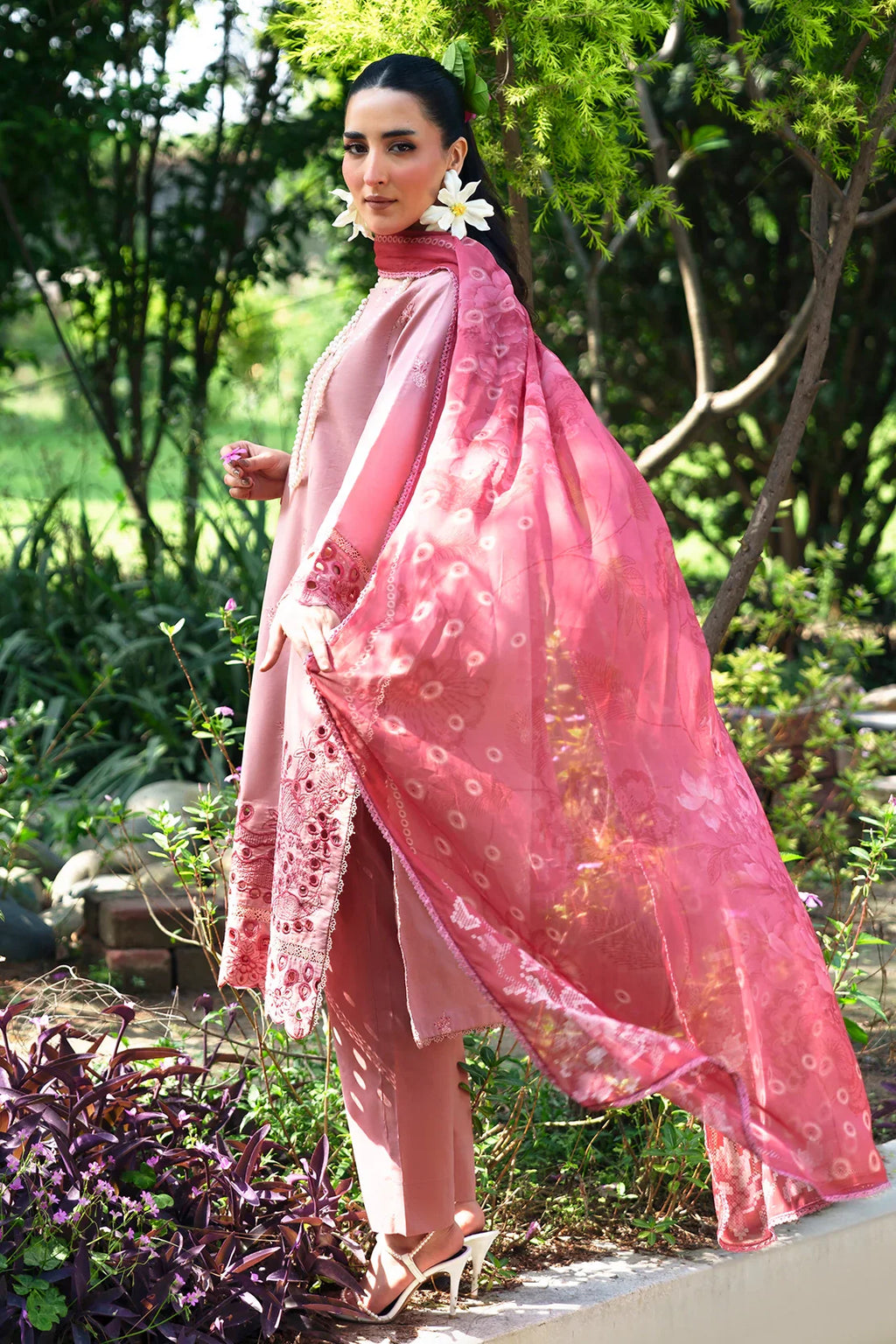 Rashid | Garden Reverie Luxury Embroidered Lawn | 3708