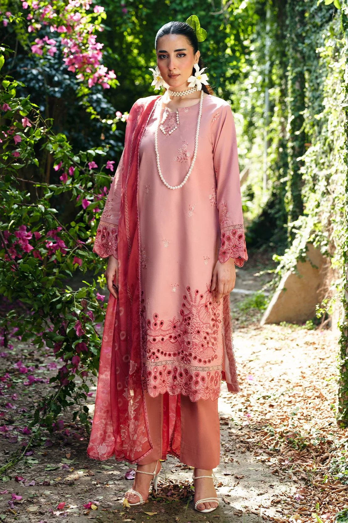 Rashid | Garden Reverie Luxury Embroidered Lawn | 3708
