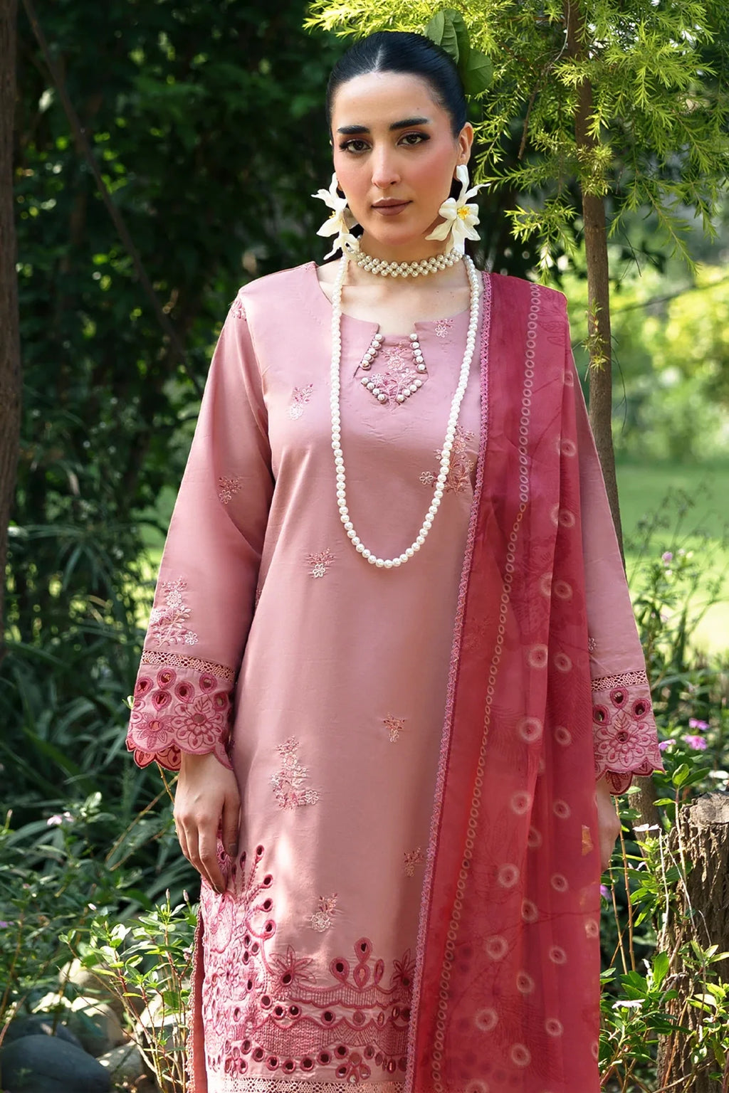 Rashid | Garden Reverie Luxury Embroidered Lawn | 3708