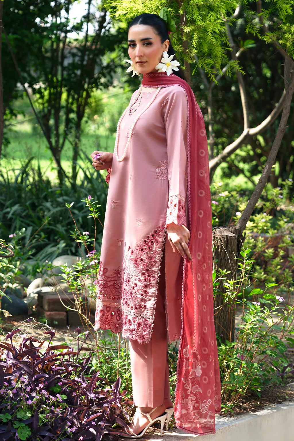 Rashid | Garden Reverie Luxury Embroidered Lawn | 3708