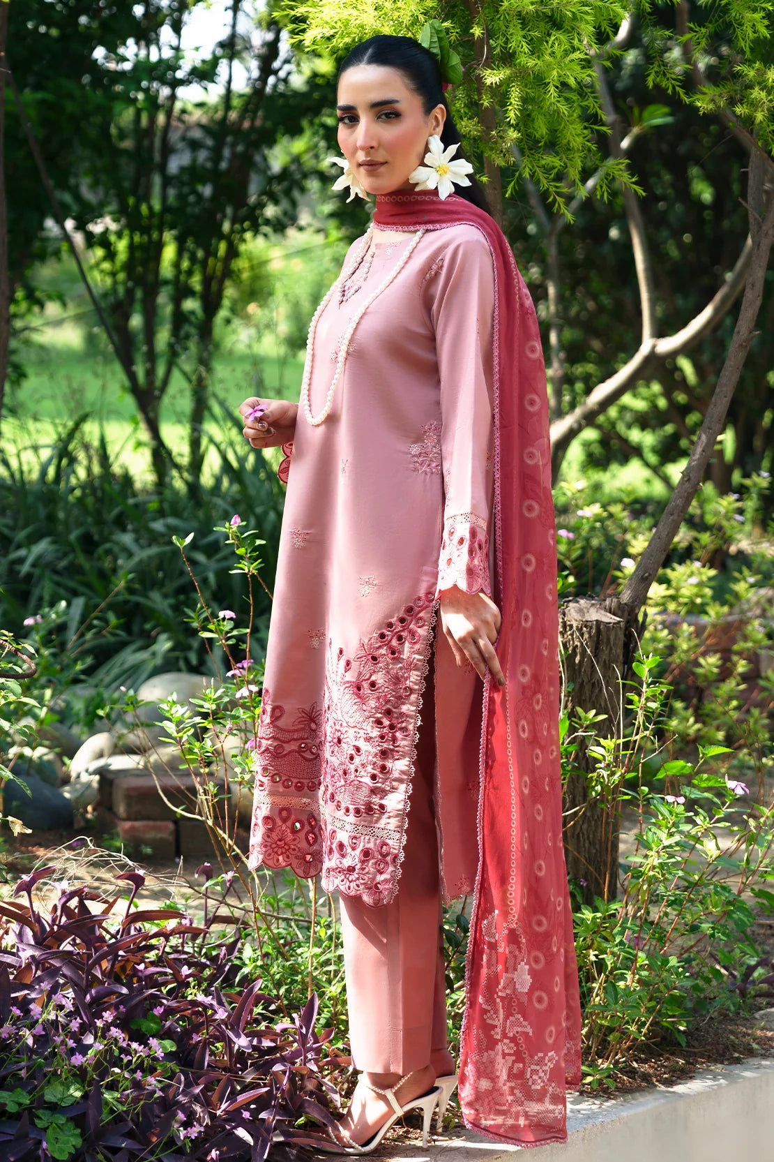 Rashid | Garden Reverie Luxury Embroidered Lawn | 3708
