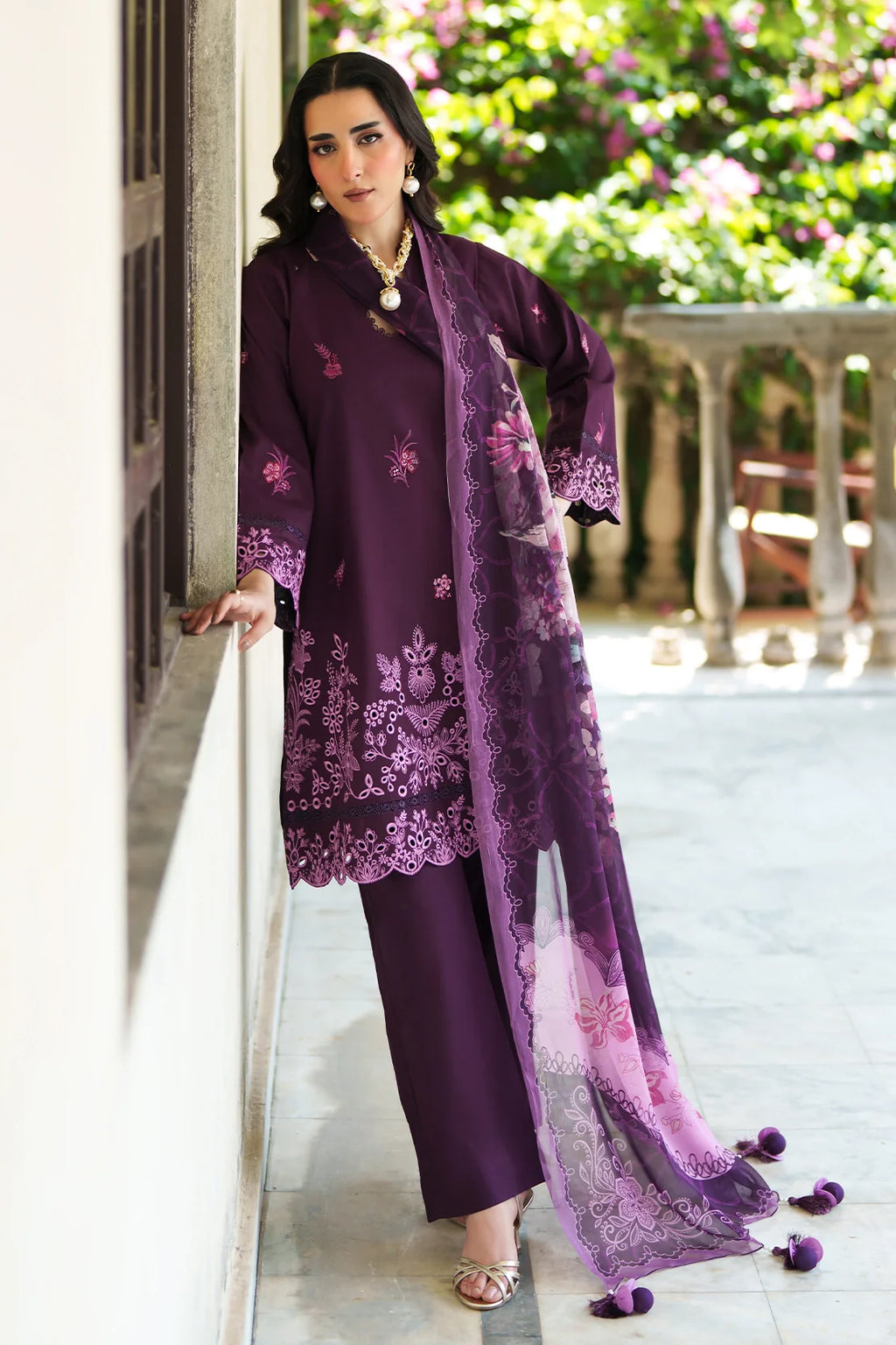 Rashid | Garden Reverie Luxury Embroidered Lawn | 3709