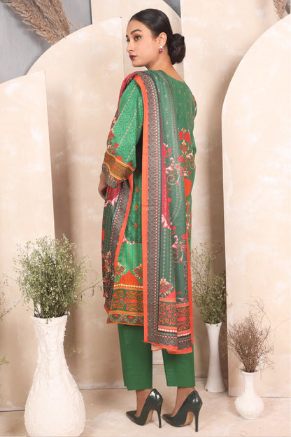 3 PIECE - PREMIUM PRINTED KHADDAR - 4048-A
