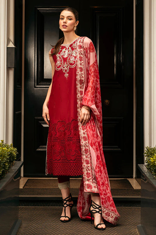 MUSHQ | Embroidered Lawn | CRIMSON CHIC