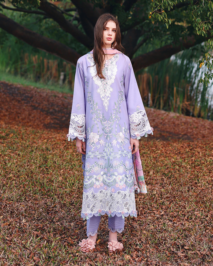 Mushq | Secret Garden - Chikankari Embroidered Lawn | Hidden Dahlia