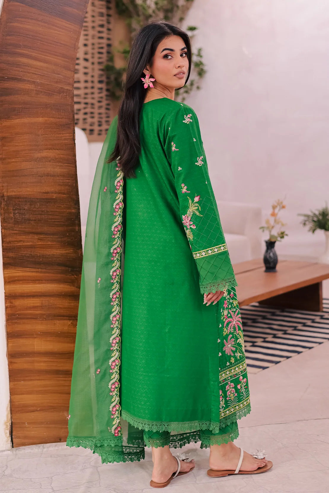Rashid Textile | Iram Embroidered Lawn | 451N