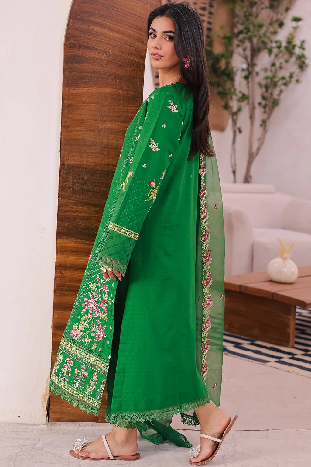 Rashid Textile | Iram Embroidered Lawn | 451N