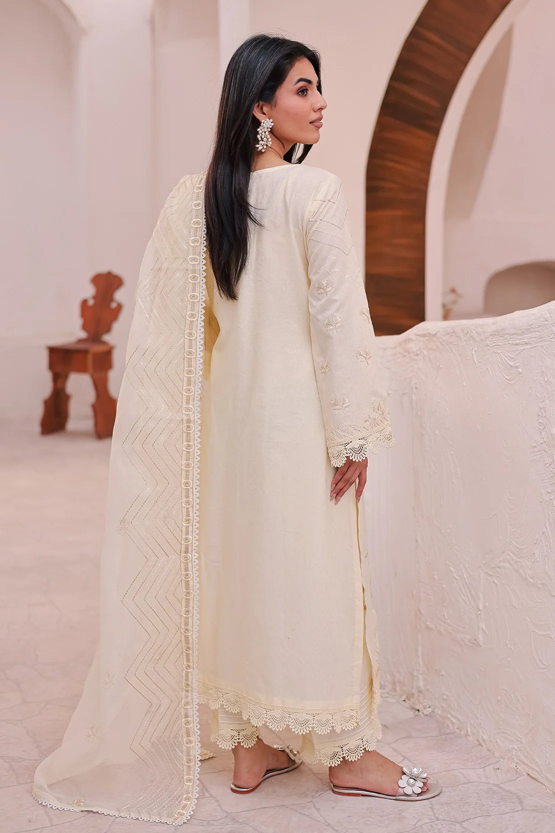 Rashid Textile | Iram Embroidered Lawn | 452N