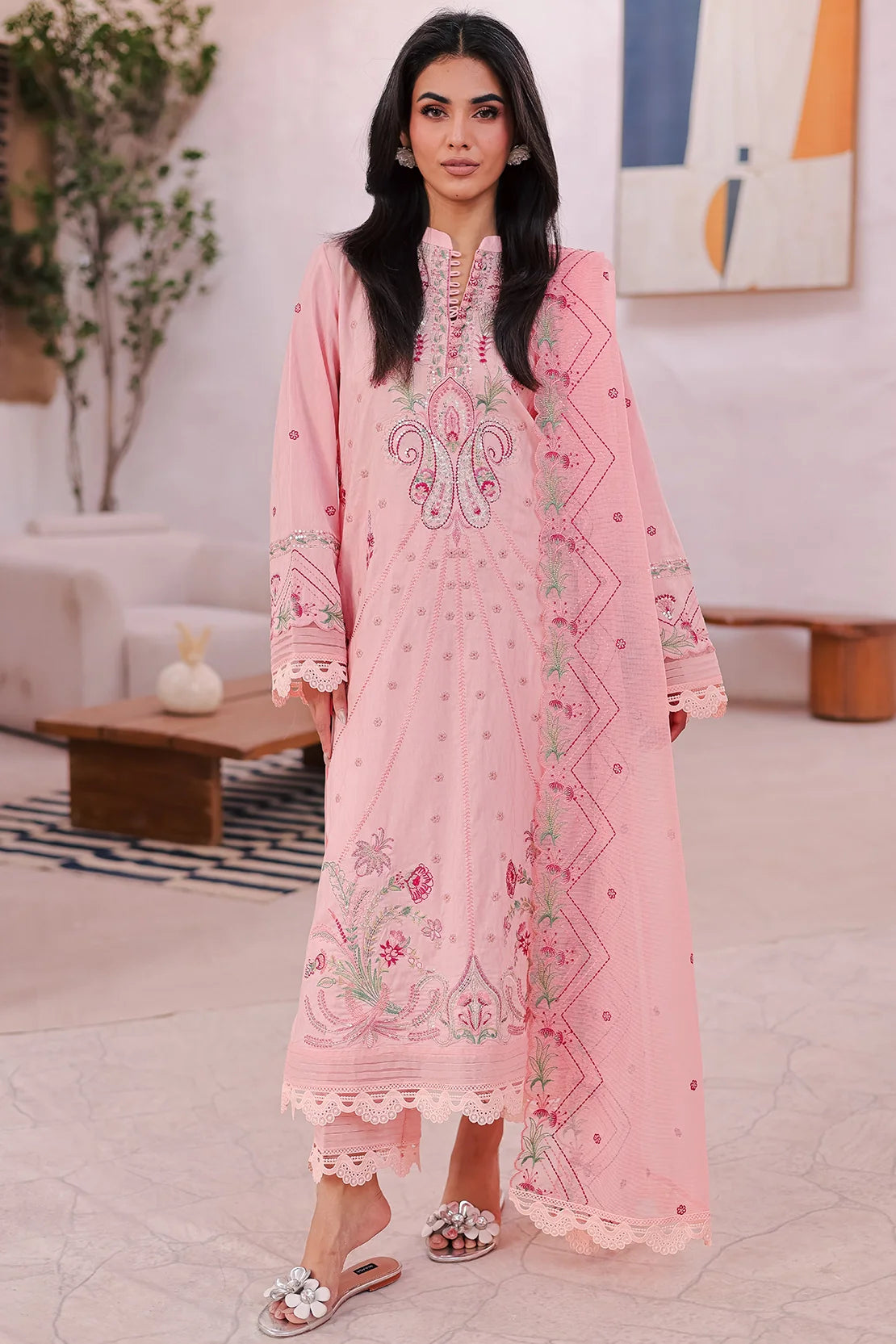 Rashid Textile | Iram Embroidered Lawn | 453N