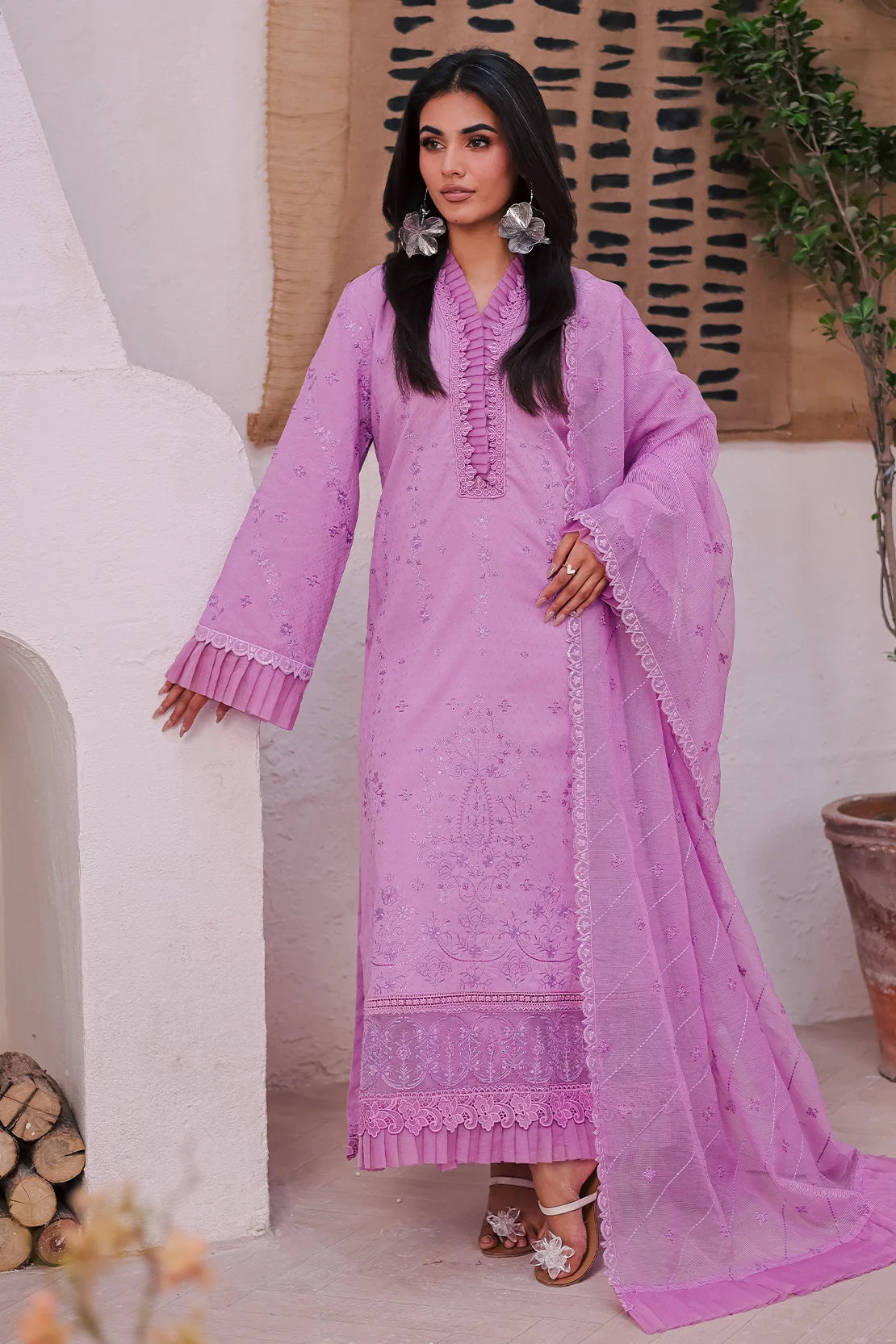 Rashid Textile | Iram Embroidered Lawn | 454N