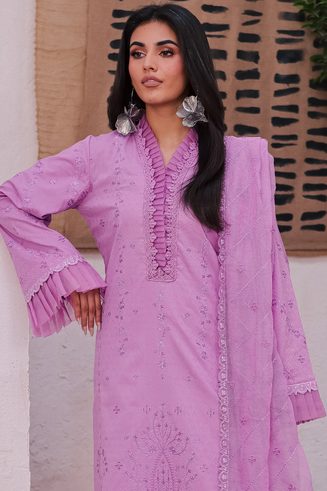 Rashid Textile | Iram Embroidered Lawn | 454N