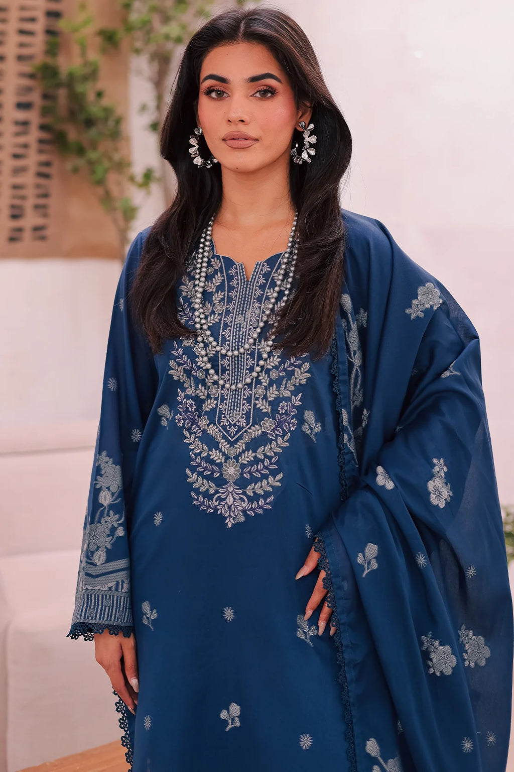 Rashid Textile | Iram Embroidered Jacquard Lawn | 456J