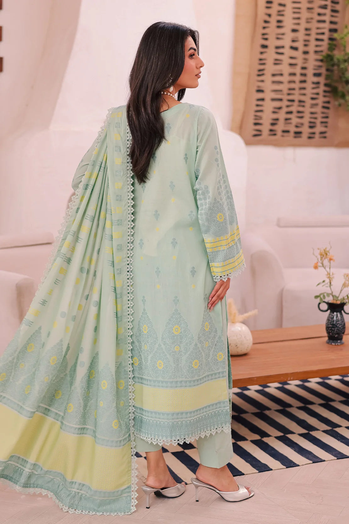 Rashid Textile | Iram Embroidered Jacquard Lawn | 457J