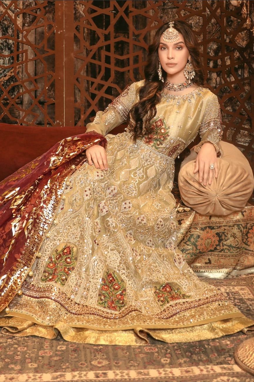 Raeesa Premium | Nooraniat | D1-Camel Golden Skin