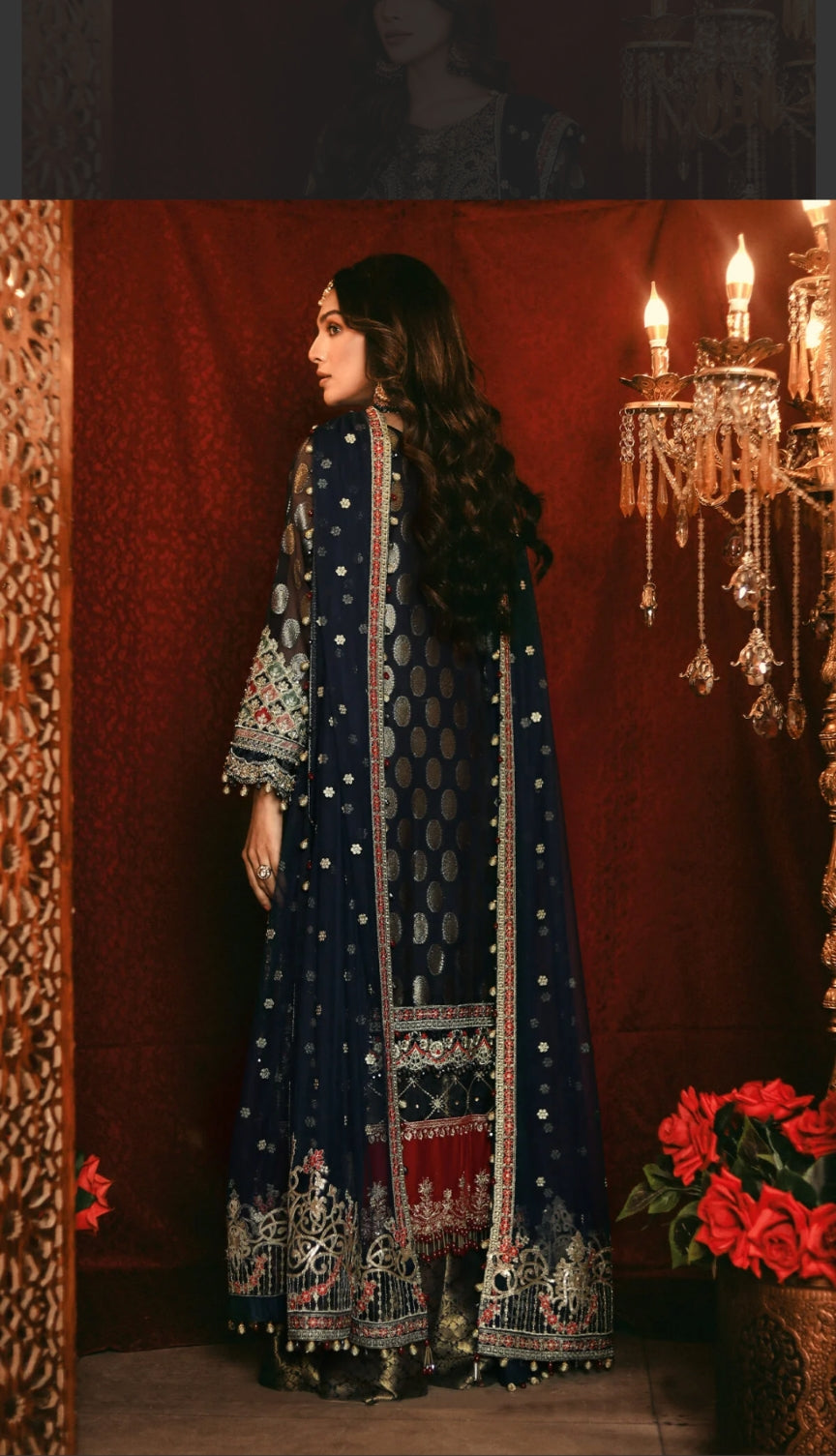 Raeesa Premium | Nooraniat | D3-Dark Midnight Blue