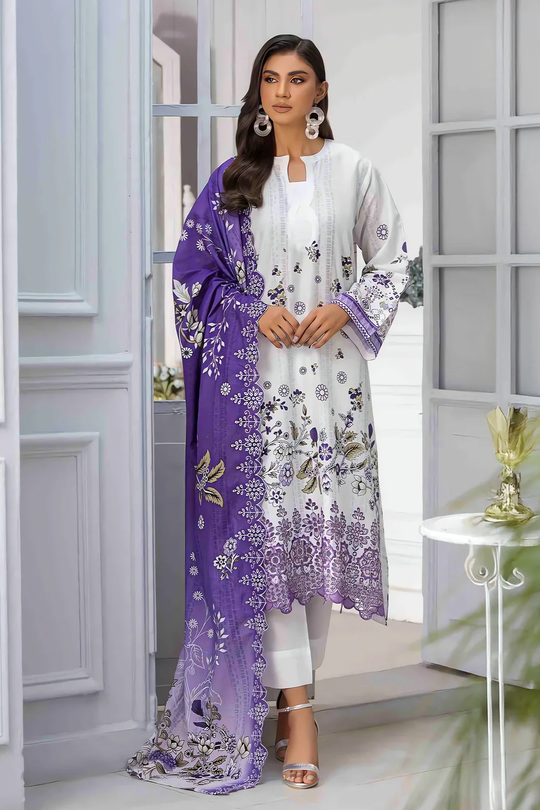 Rashid | Kaira Embroidered Lawn | 9191