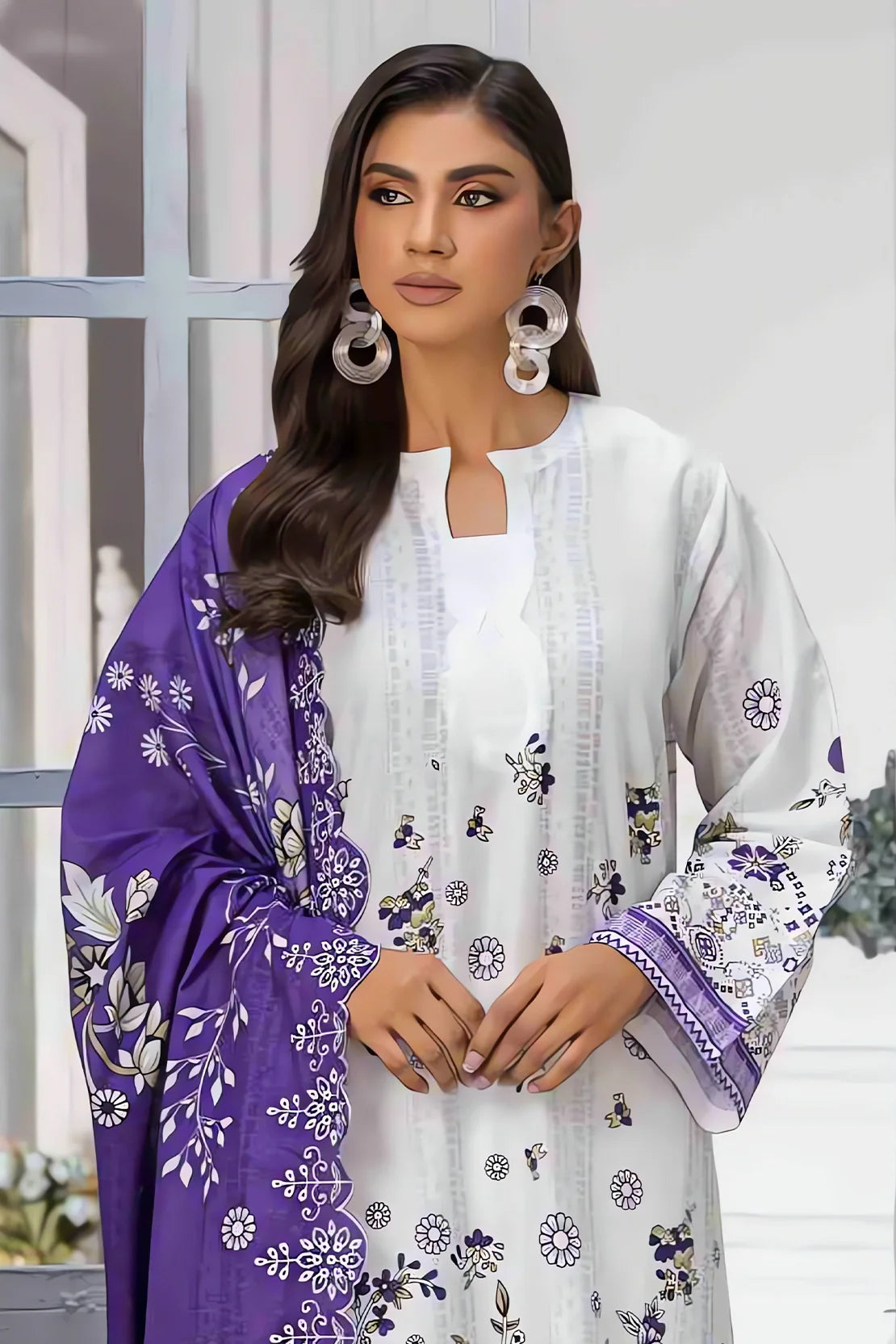 Rashid | Kaira Embroidered Lawn | 9191