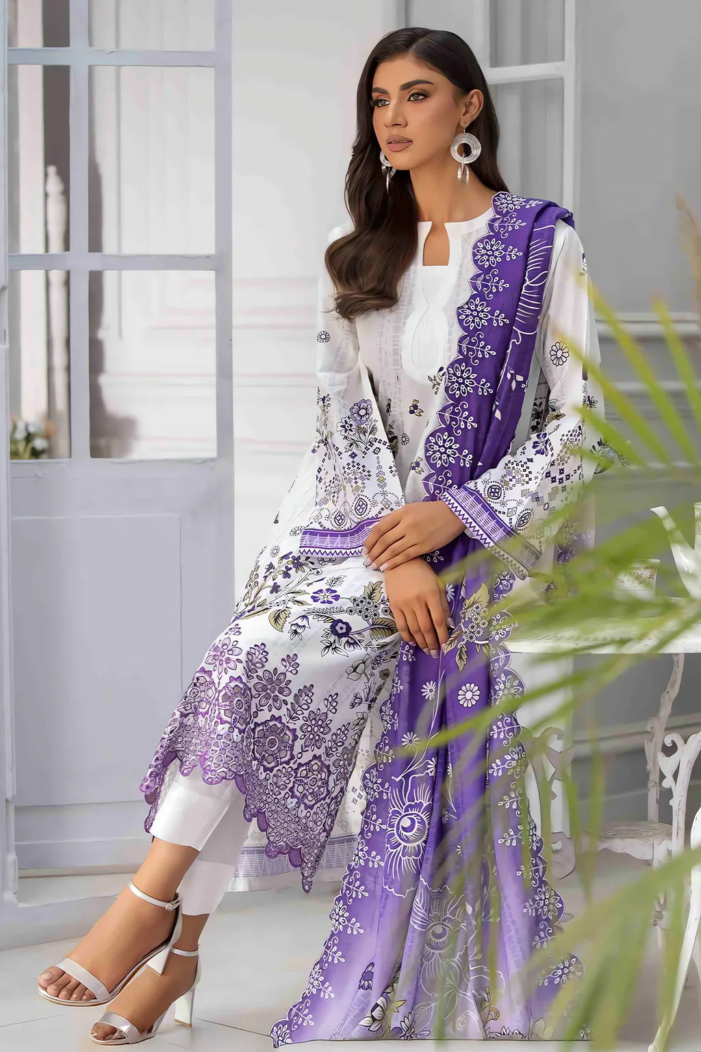 Rashid | Kaira Embroidered Lawn | 9191