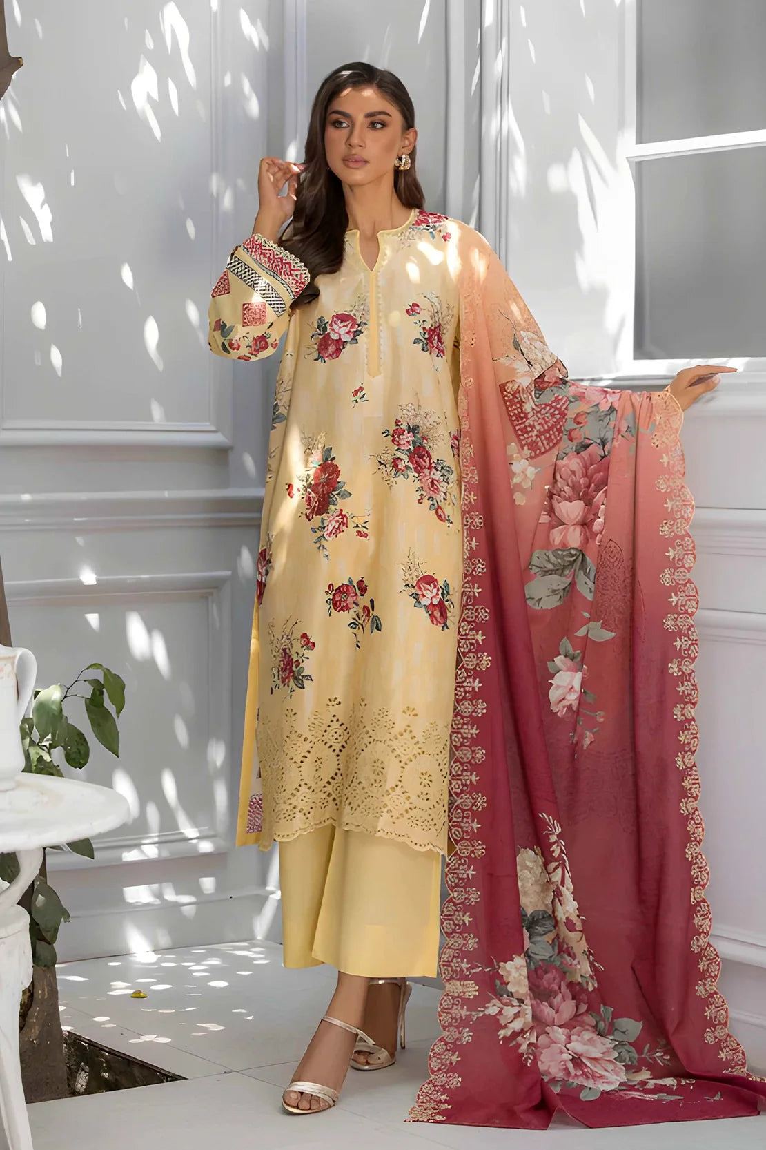 Rashid | Kaira Embroidered Lawn | 9196