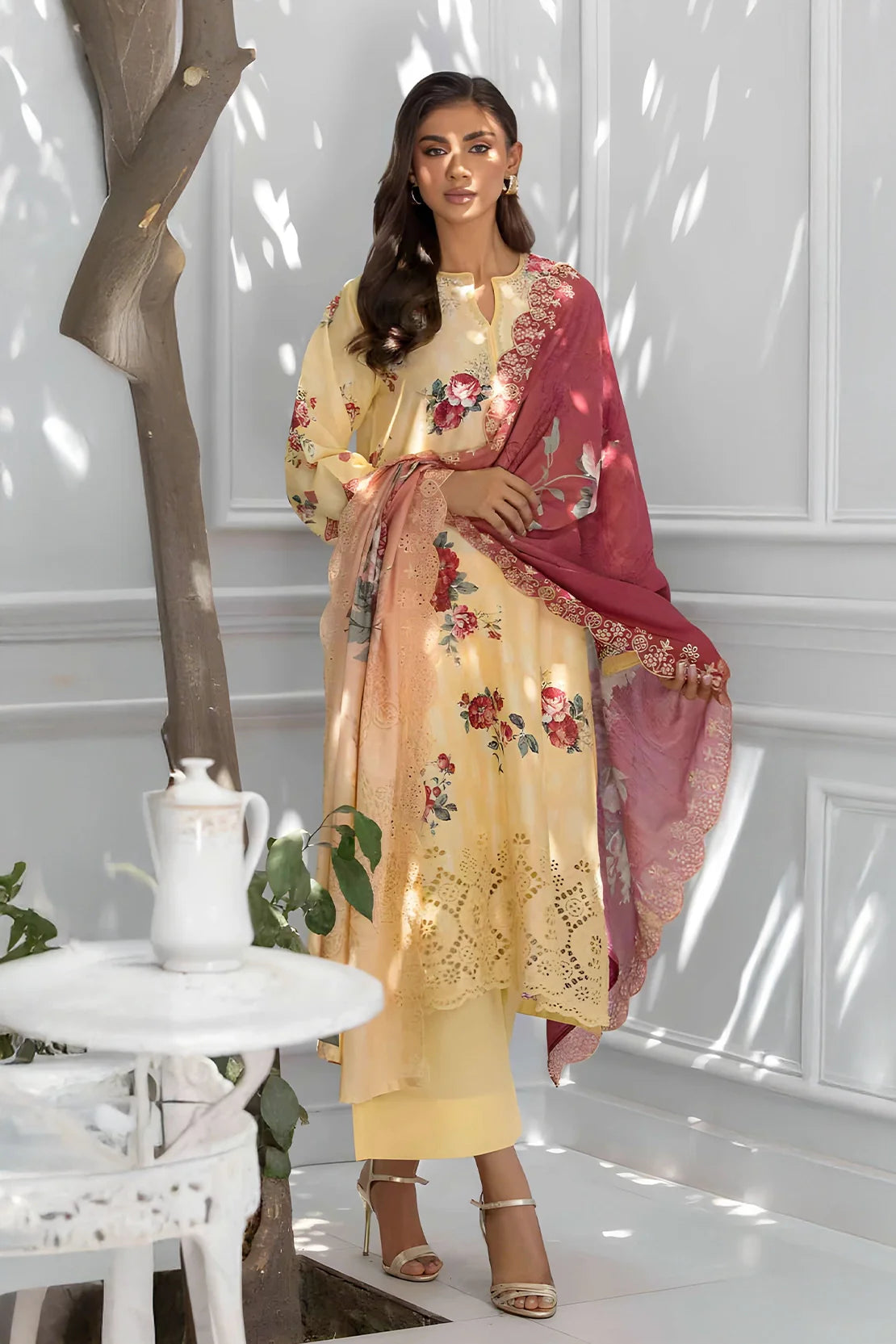 Rashid | Kaira Embroidered Lawn | 9196