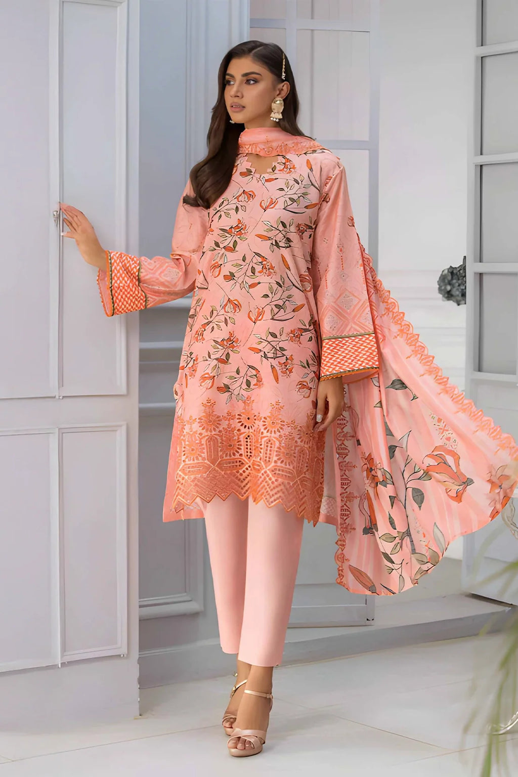 Rashid | Kaira Embroidered Lawn | 9197