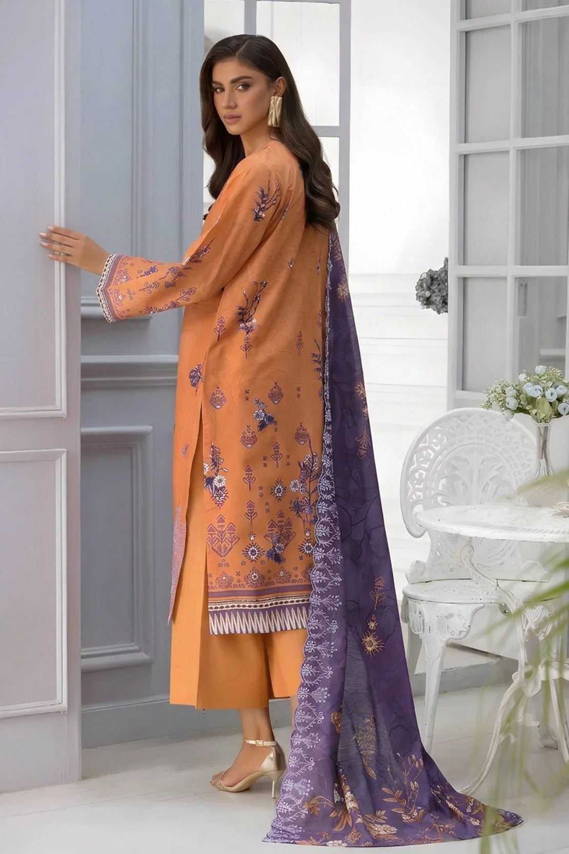 Rashid | Kaira Embroidered Lawn | 9198