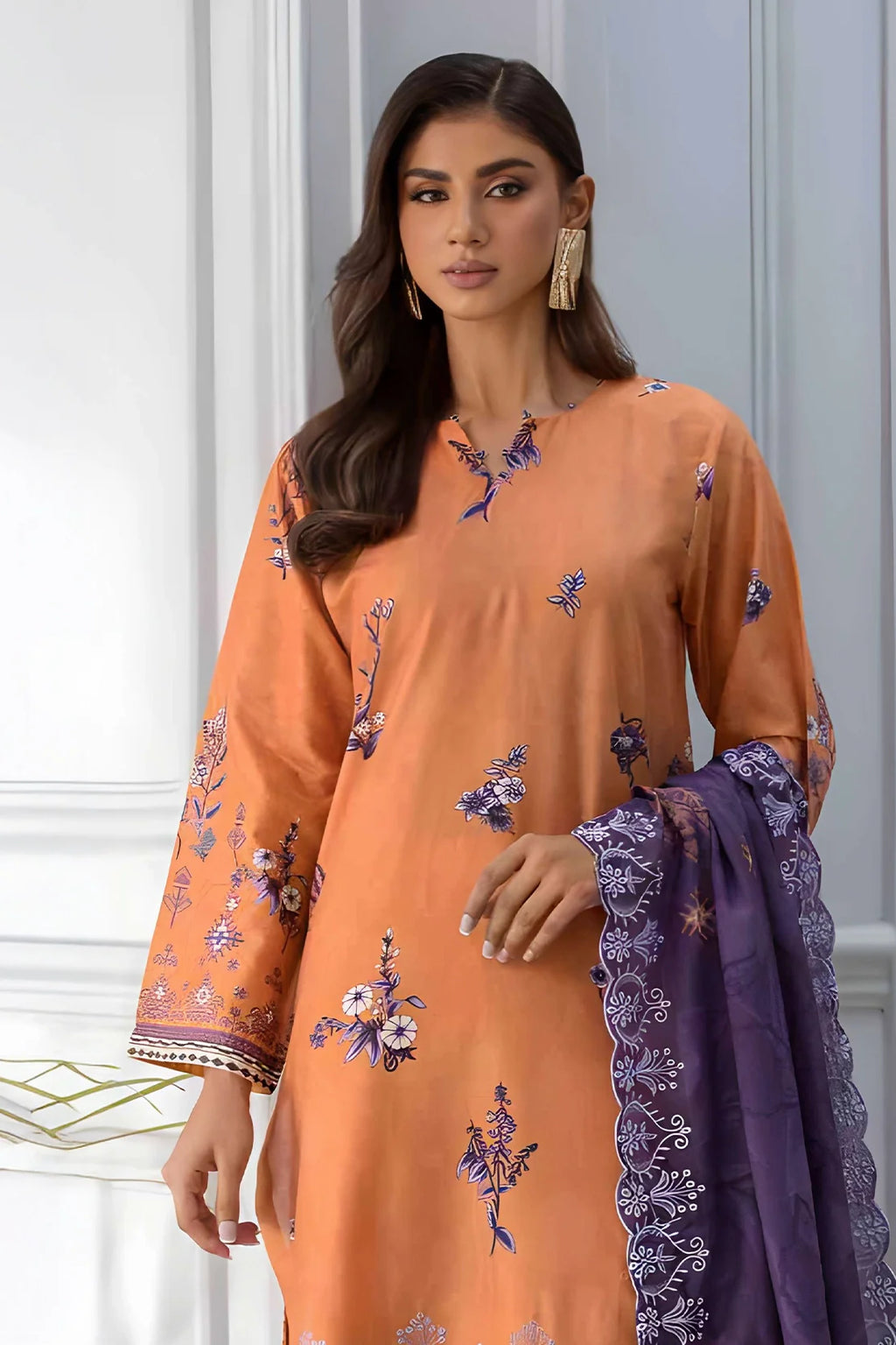 Rashid | Kaira Embroidered Lawn | 9198