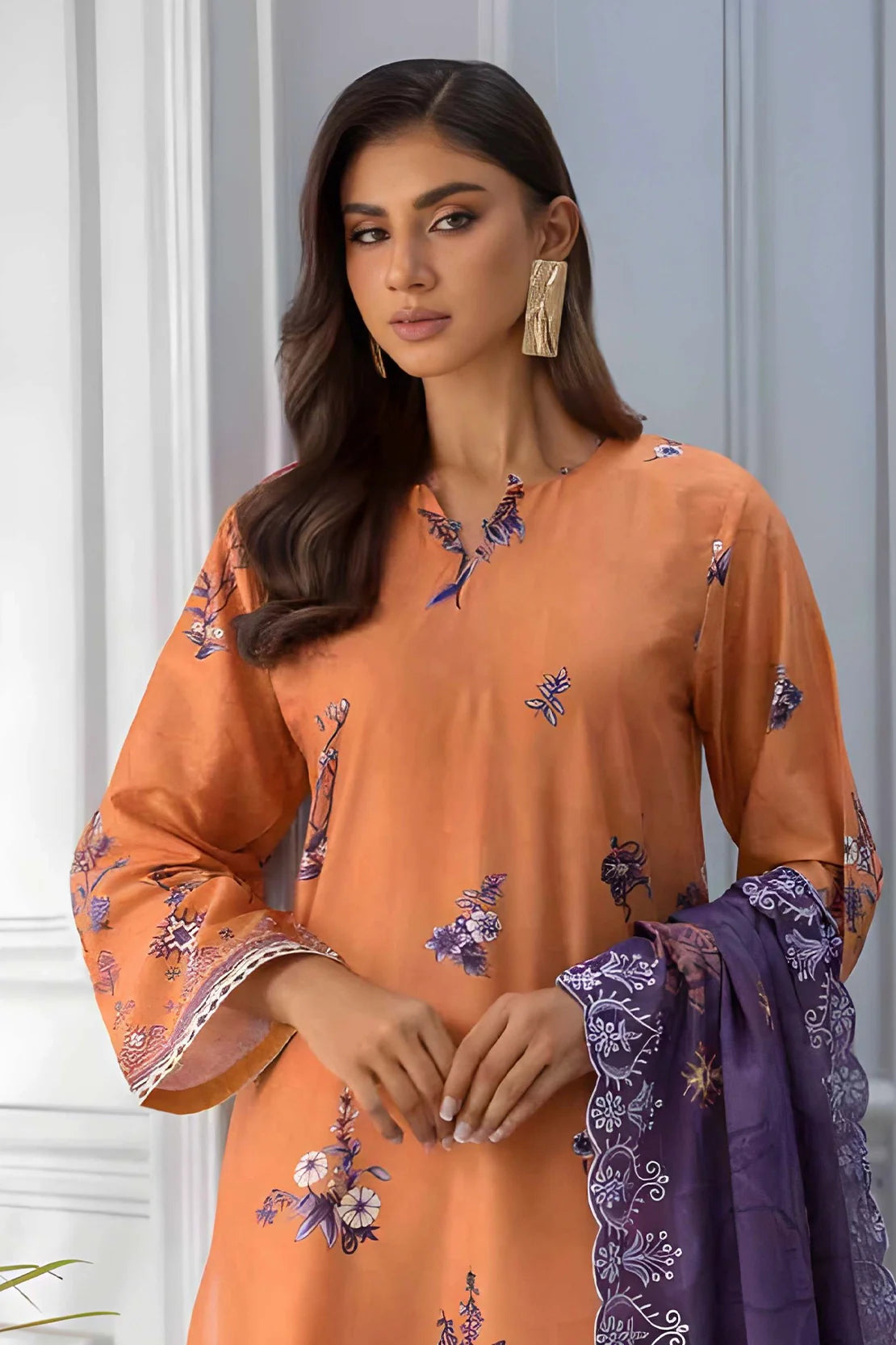 Rashid | Kaira Embroidered Lawn | 9198