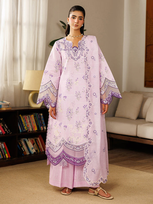 Mahnur | Leila 3 PC Lawn '26 | L-04