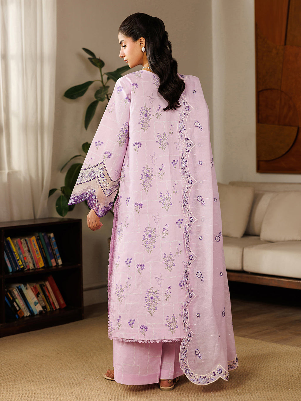 Mahnur | Leila 3 PC Lawn '26 | L-04