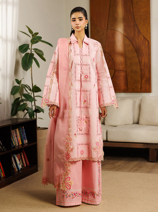 Mahnur | Leila 3 PC Lawn '26 | L-06