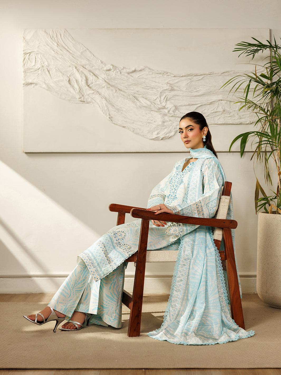 Mahnur | Leila 3 PC Lawn '26 | L-10