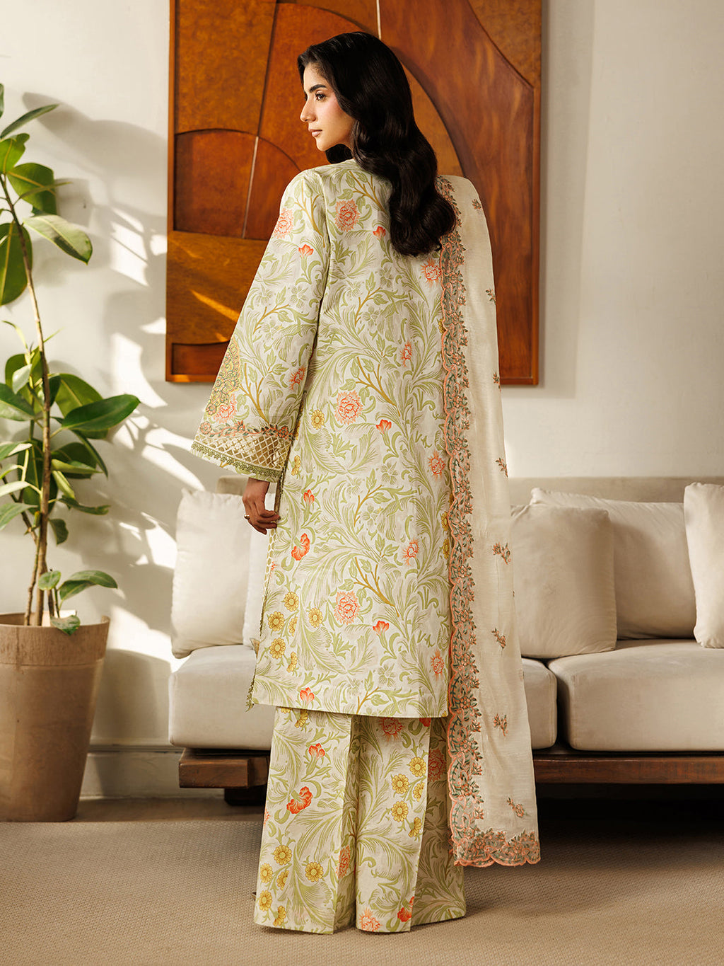 Mahnur | Leila 3 PC Lawn '26 | L-11