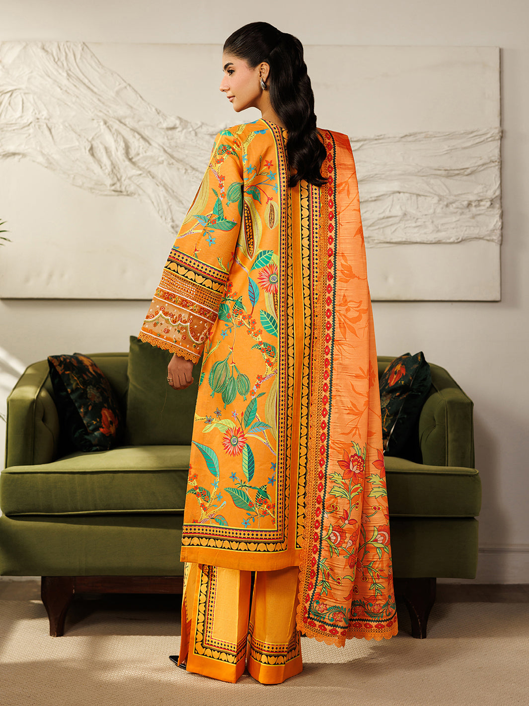 Mahnur | Leila 3 PC Lawn '26 | L-13