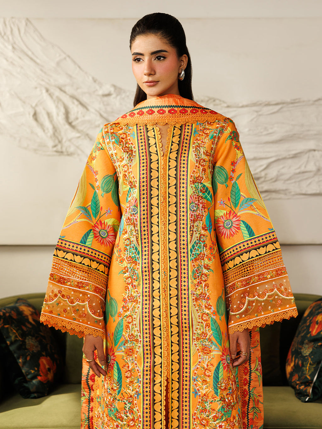 Mahnur | Leila 3 PC Lawn '26 | L-13
