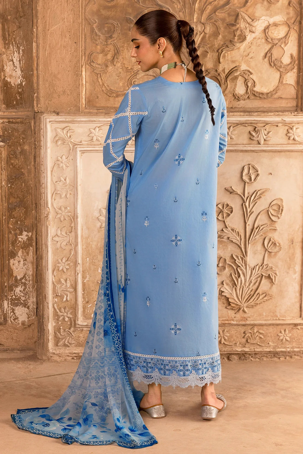 Rashid Textile | Manzil Embroidered Lawn | 571
