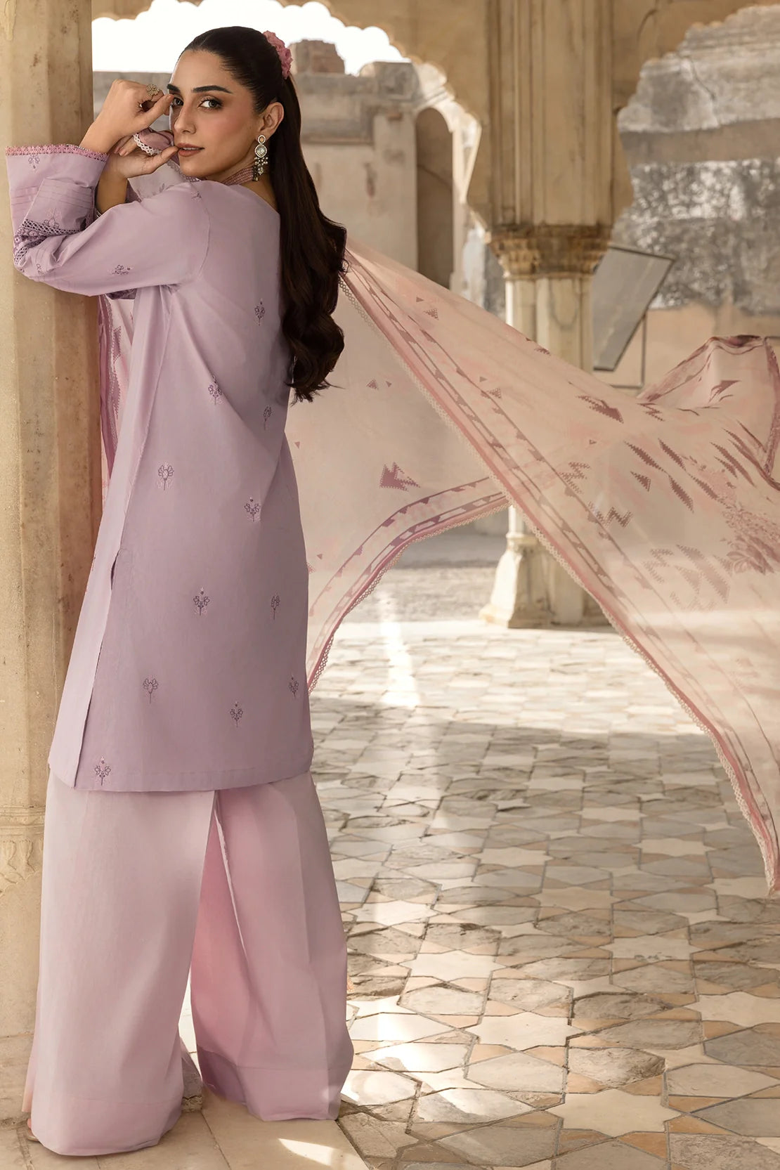 Rashid Textile | Manzil Embroidered Lawn | 573