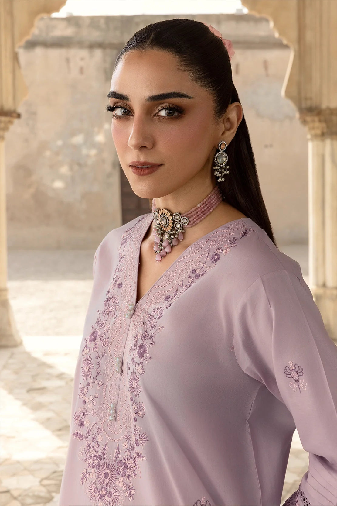Rashid Textile | Manzil Embroidered Lawn | 573