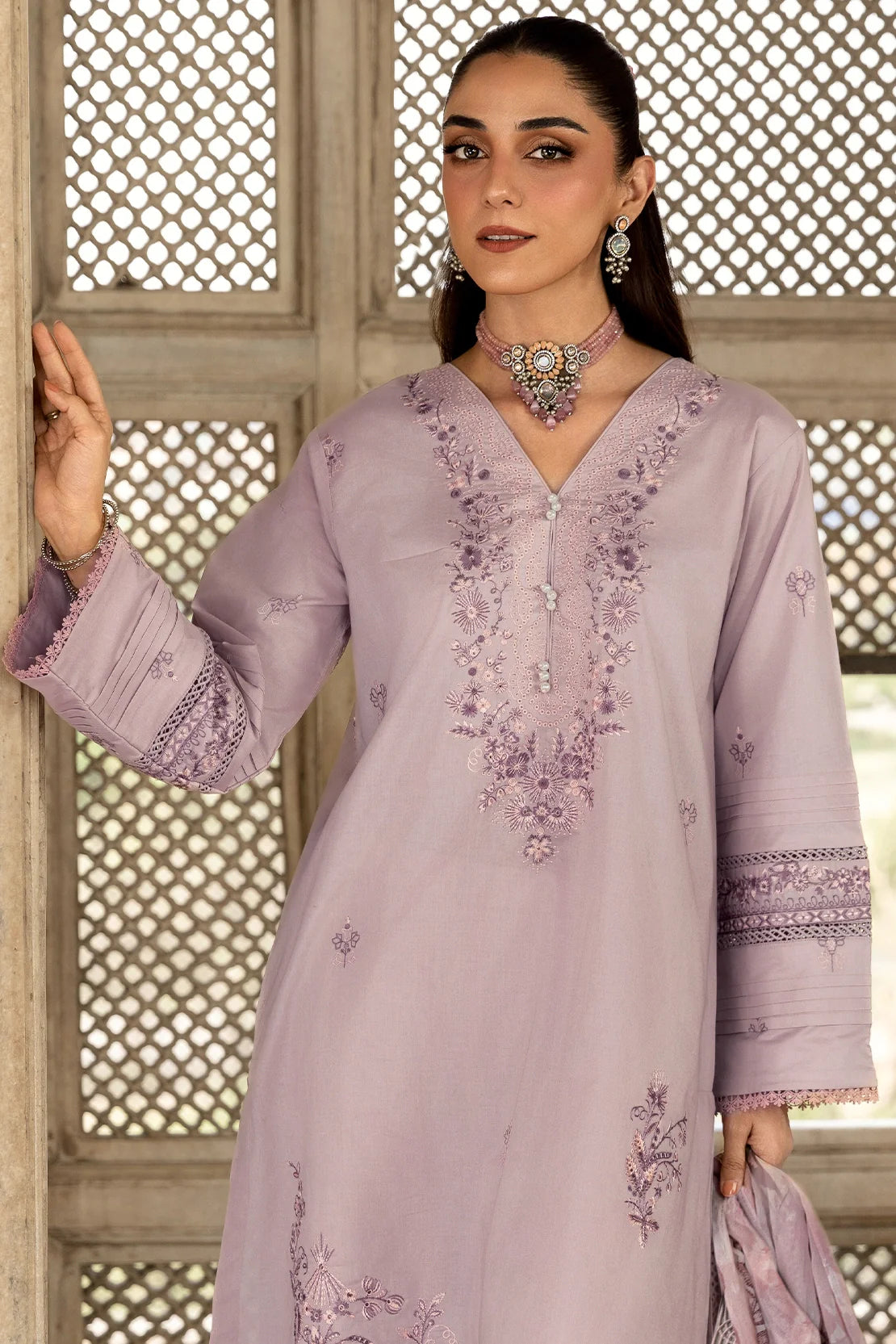 Rashid Textile | Manzil Embroidered Lawn | 573
