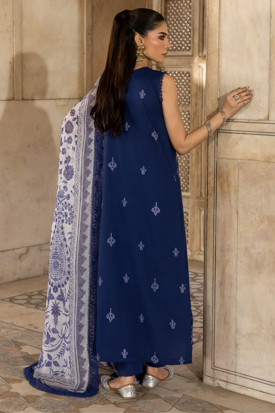 Rashid Textile | Manzil Embroidered Lawn | 575