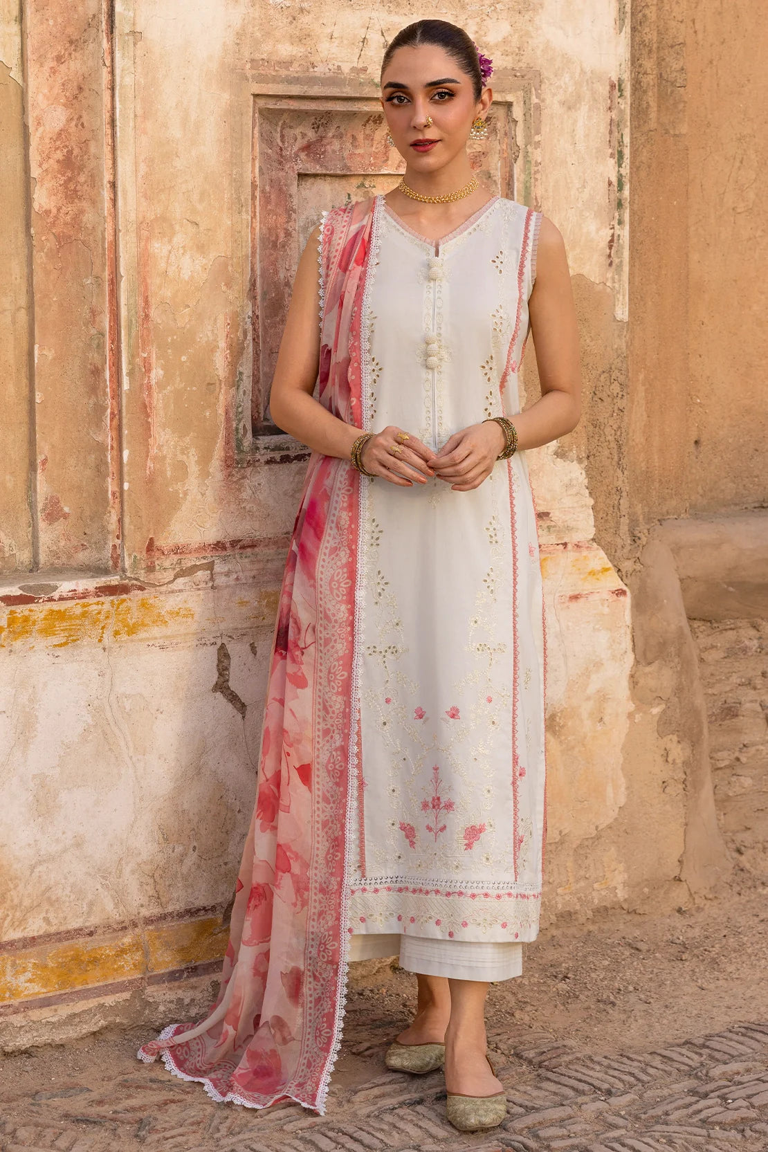 Rashid Textile | Manzil Embroidered Lawn | 576