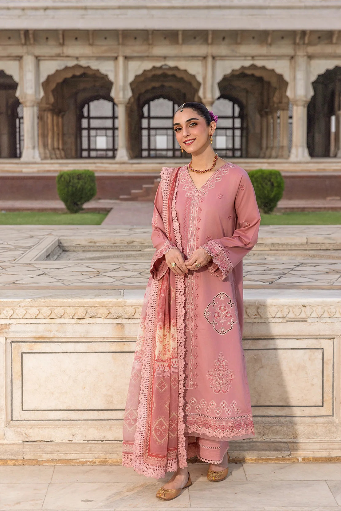 Rashid Textile | Manzil Embroidered Lawn | 577