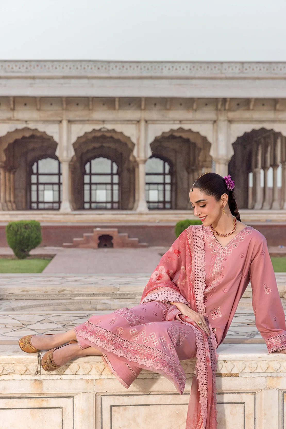 Rashid Textile | Manzil Embroidered Lawn | 577