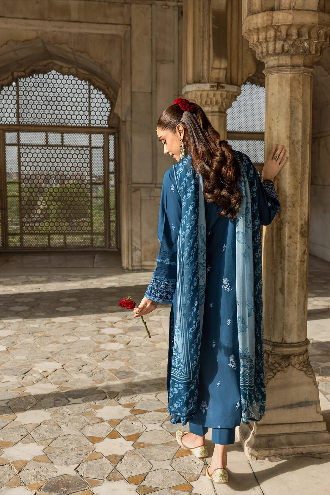 Rashid Textile | Manzil Embroidered Lawn | 578