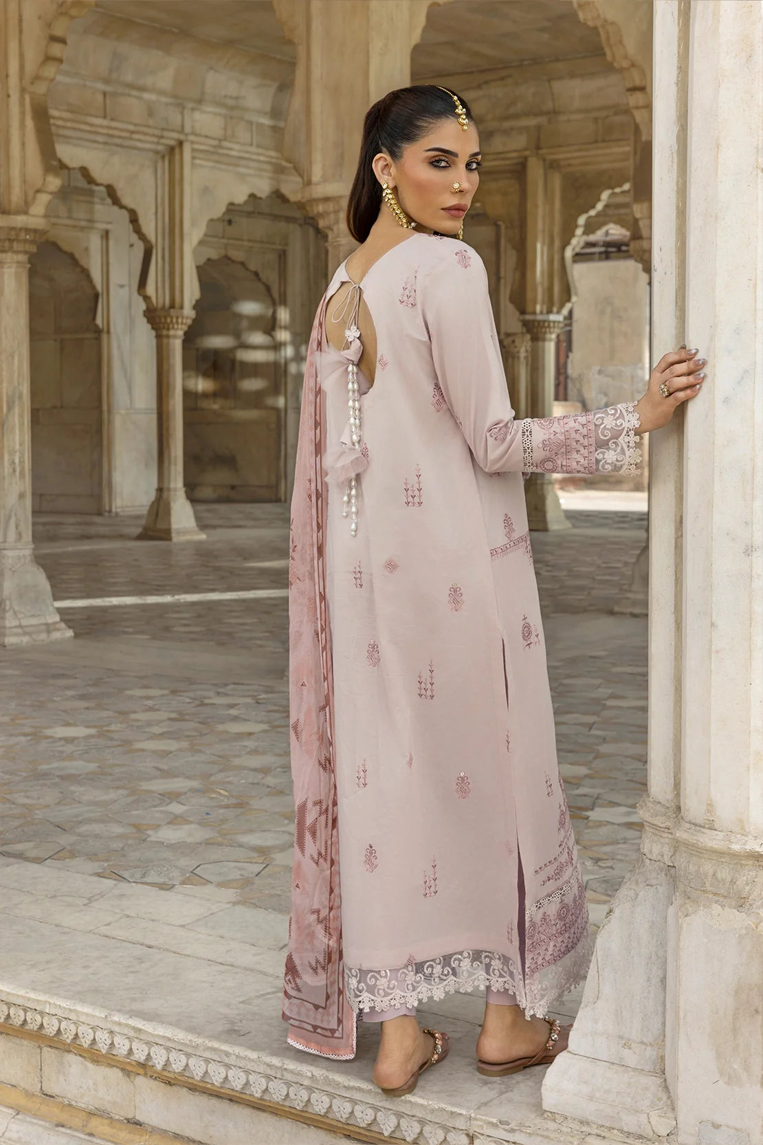 Rashid Textile | Manzil Embroidered Lawn | 579