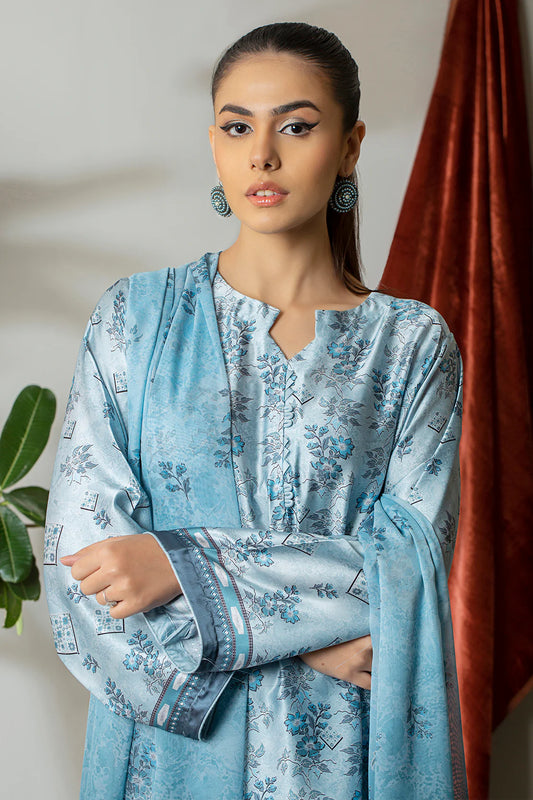 3 Piece – Digitally Printed Silk  – 8286